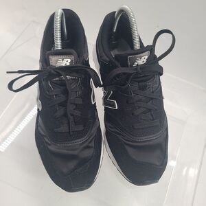 Women’s New Balance 997H Black with White/Silver accents. Size 8